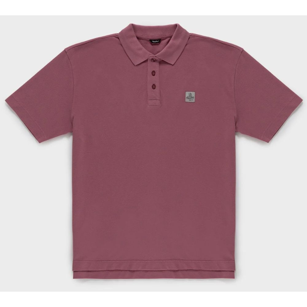 Refrigiwear Pink Cotton Polo Shirt Refrigiwear