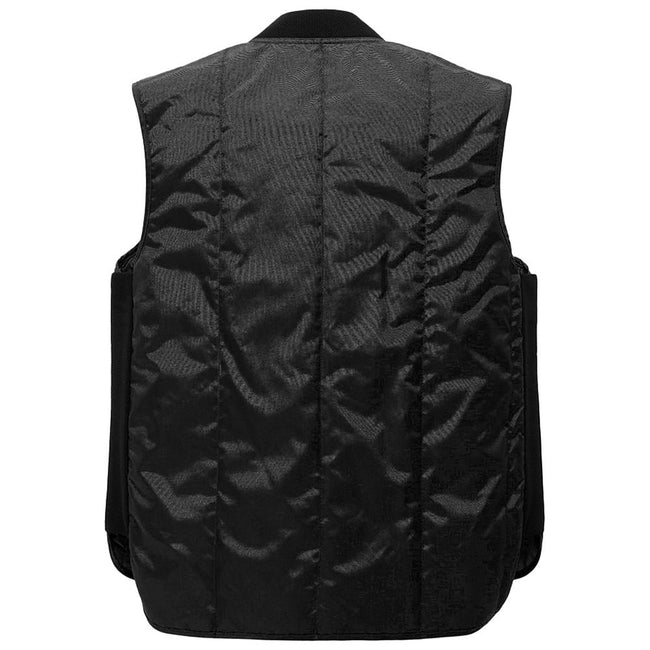 Refrigiwear Black Polyester Men Vest Refrigiwear