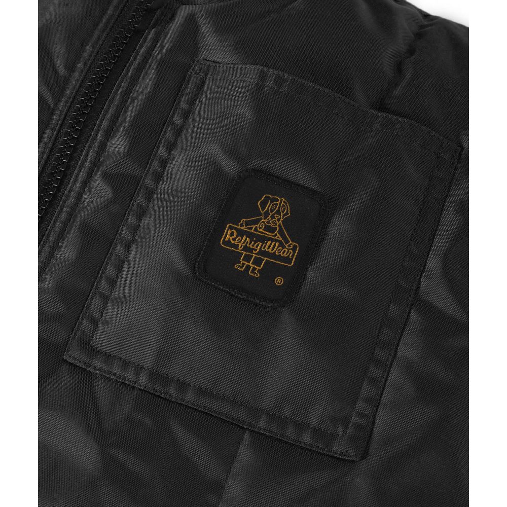 Refrigiwear Black Polyester Men Vest Refrigiwear