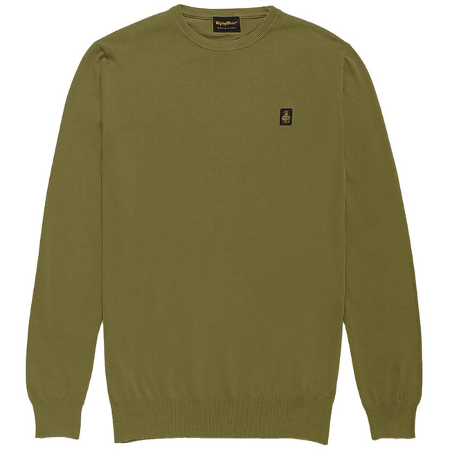Refrigiwear Green Cotton Sweater Refrigiwear