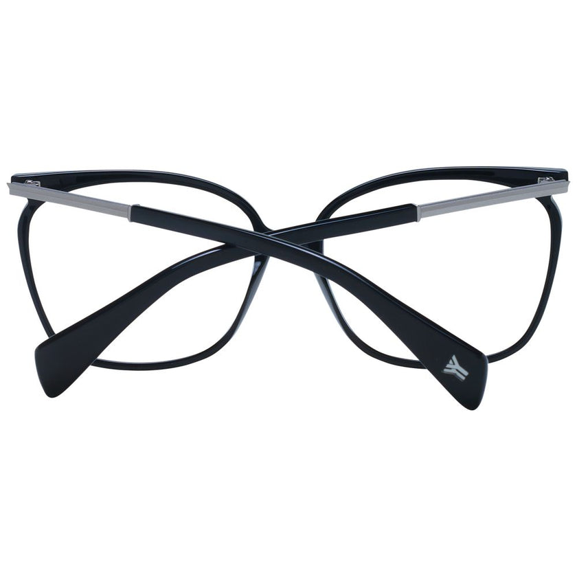 Yohji Yamamoto Black Acetate Glasses (Frames) Yohji Yamamoto