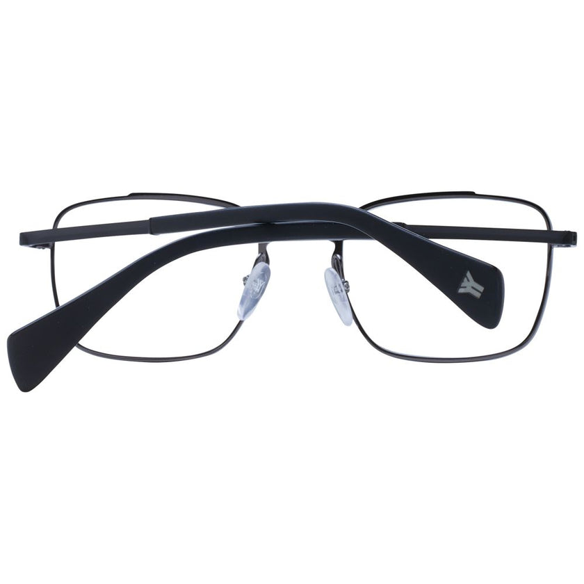 Yohji Yamamoto Black Metal Glasses (Frames) Yohji Yamamoto