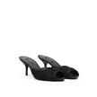 Dolce & Gabbana Black Cotton Sandal Dolce & Gabbana
