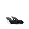 Dolce & Gabbana Black Cotton Sandal Dolce & Gabbana