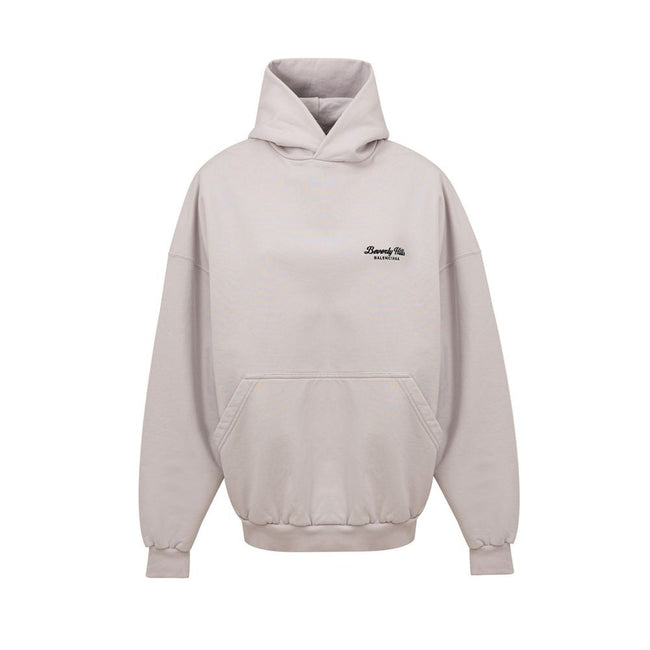 Balenciaga Gray Cotton Hoody Balenciaga