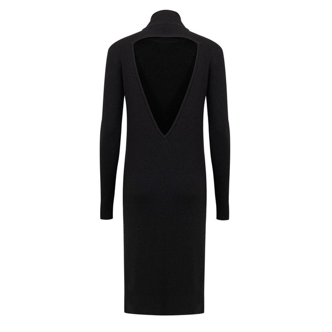 Bottega Veneta Black Wool Long Bottega Veneta