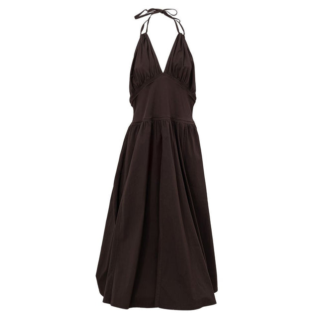 Bottega Veneta Brown Cotton Long Bottega Veneta