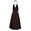 Bottega Veneta Brown Cotton Long Bottega Veneta