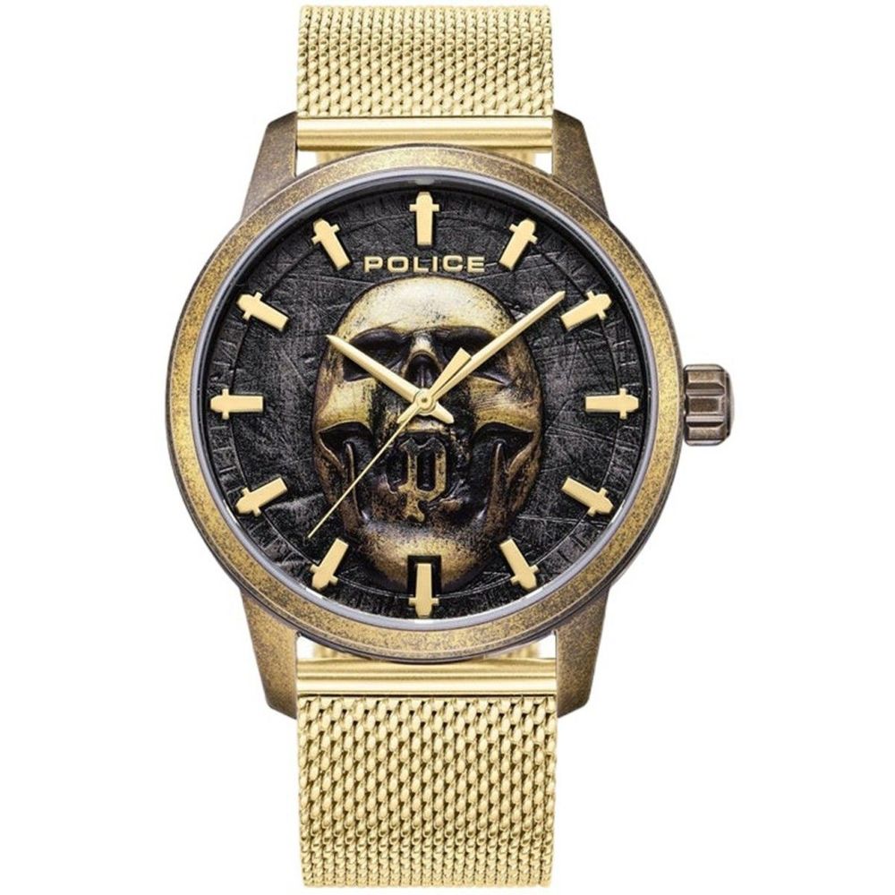 Police Gold Stainless Steel Watch Police