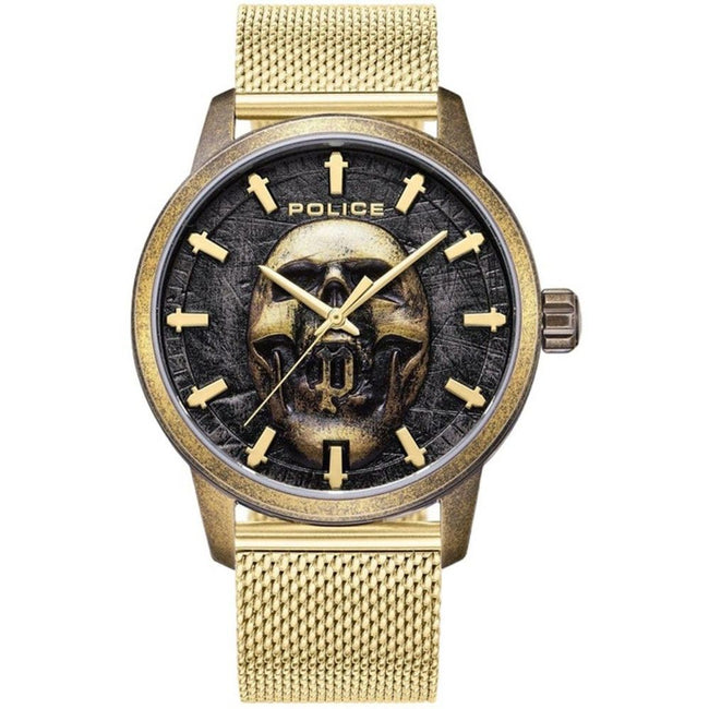 Police Gold Stainless Steel Watch Police