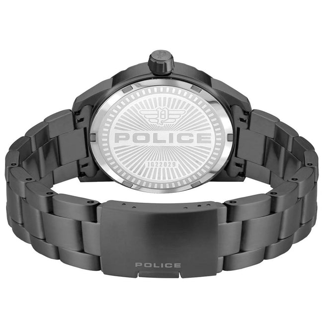 Police Black Stainless Steel Watch Police