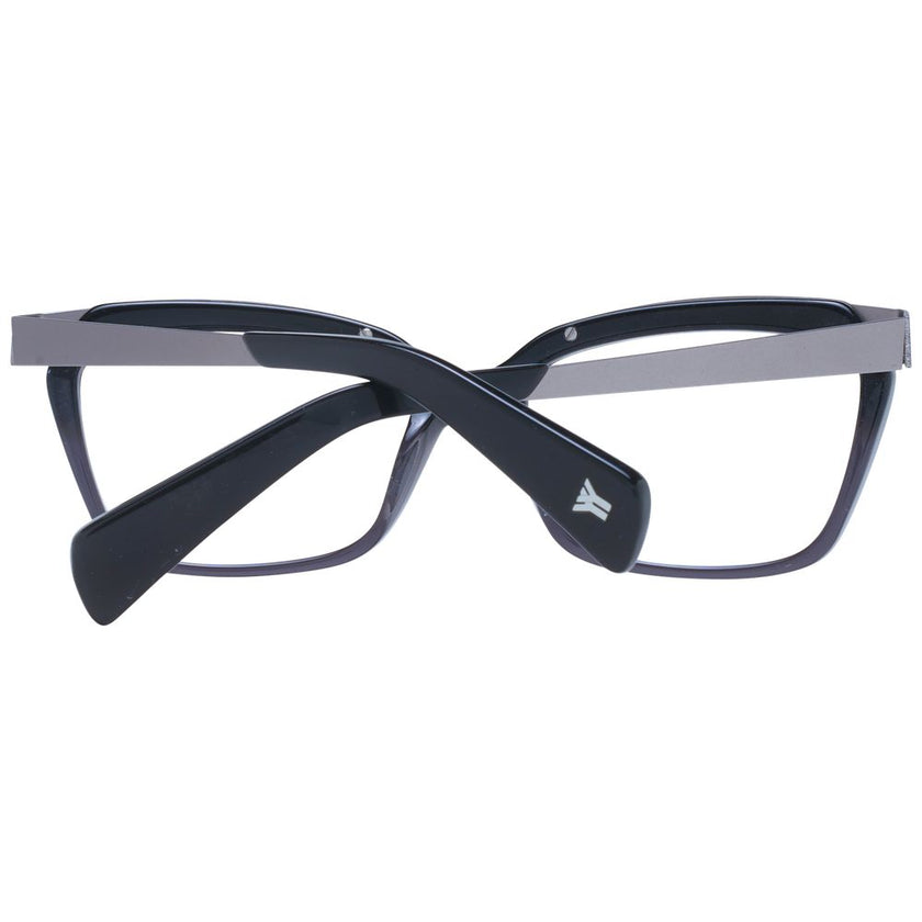 Yohji Yamamoto Black Acetate Glasses (Frames) Yohji Yamamoto