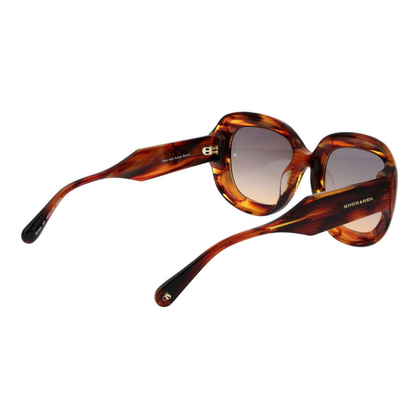 Scotch & Soda Brown Acetate Sunglasses Scotch & Soda