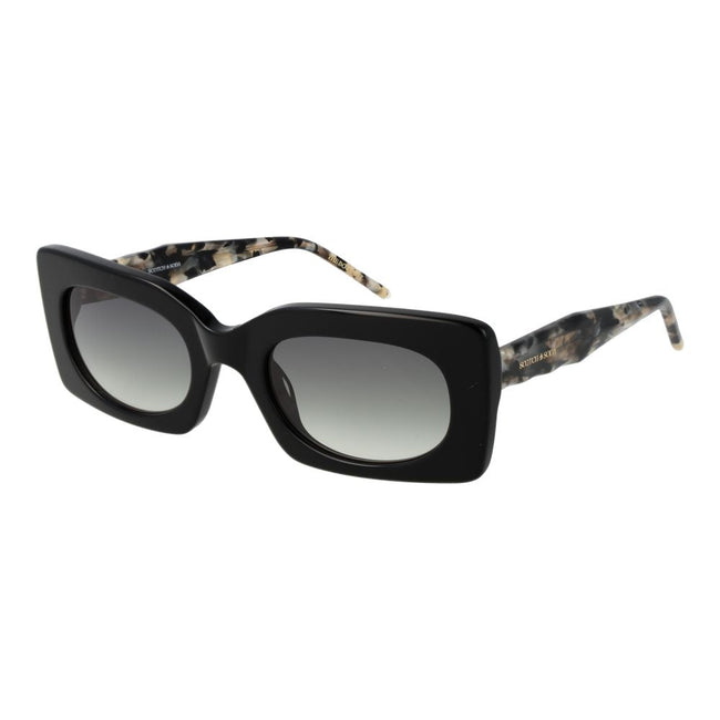 Scotch & Soda Black Women Sunglass Scotch & Soda