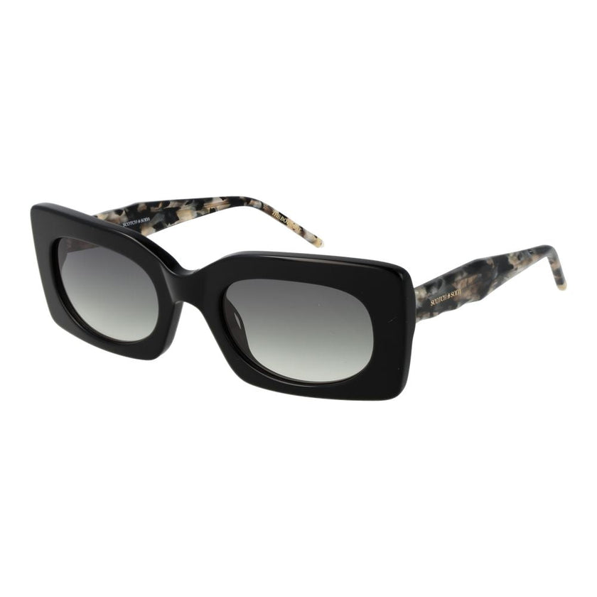 Scotch & Soda Black Acetate Sunglasses Scotch & Soda