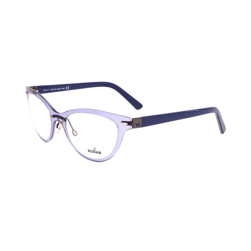 Hogan Light Blue Plastic Glasses (Frames) Hogan