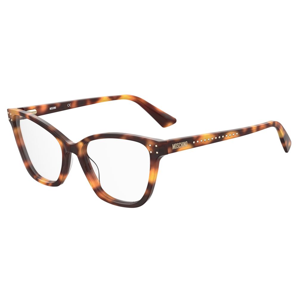 Moschino Brown Acetate Frames Moschino