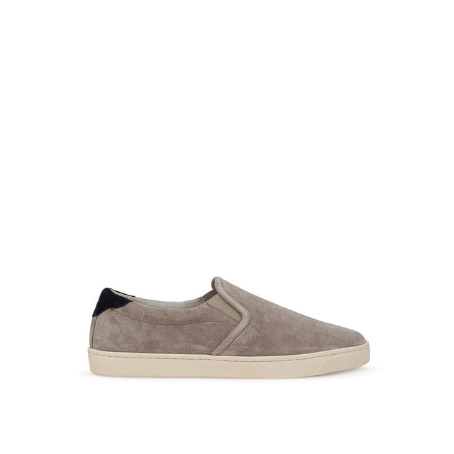 Brunello Cucinelli Beige Leather Sneaker Brunello Cucinelli
