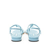 Miu Miu Blue Patent Leather Flip-Flop Sandal Miu Miu