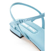 Miu Miu Blue Patent Leather Flip-Flop Sandal Miu Miu