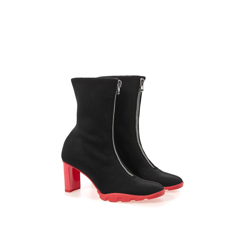 Alexander McQueen Black Neoprene Ankle Boots Alexander McQueen