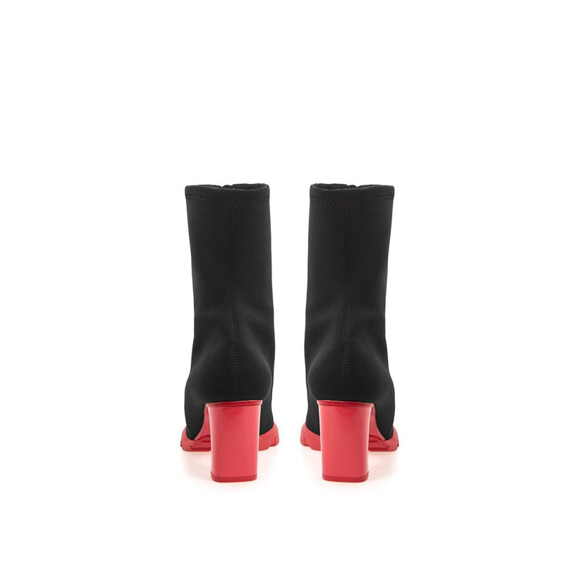 Alexander McQueen Black Neoprene Ankle Boots Alexander McQueen