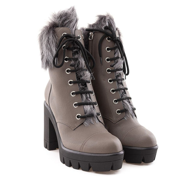 Giuseppe Zanotti Beige Eco Leather Boot Giuseppe Zanotti