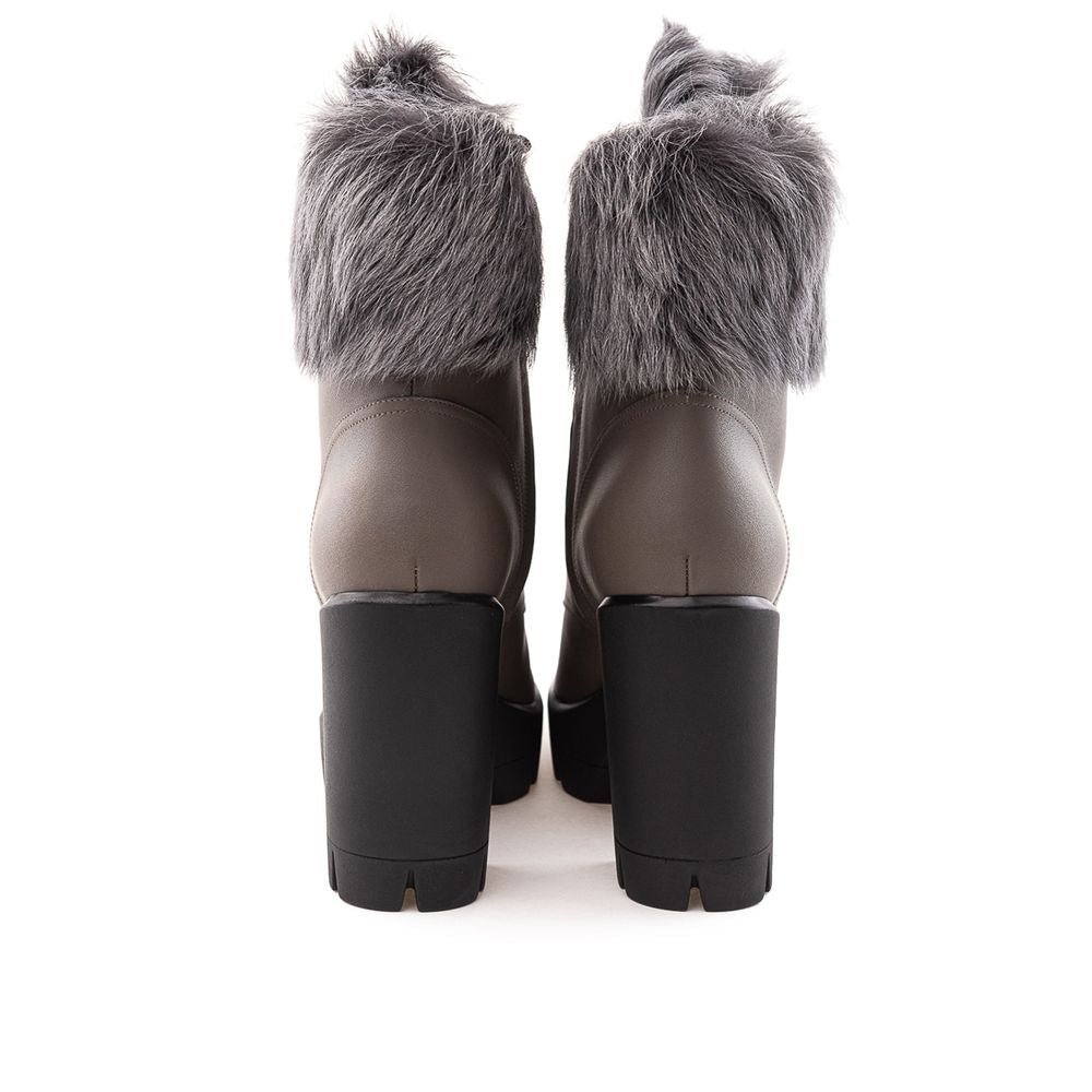 Giuseppe Zanotti Beige Eco Leather Boot Giuseppe Zanotti