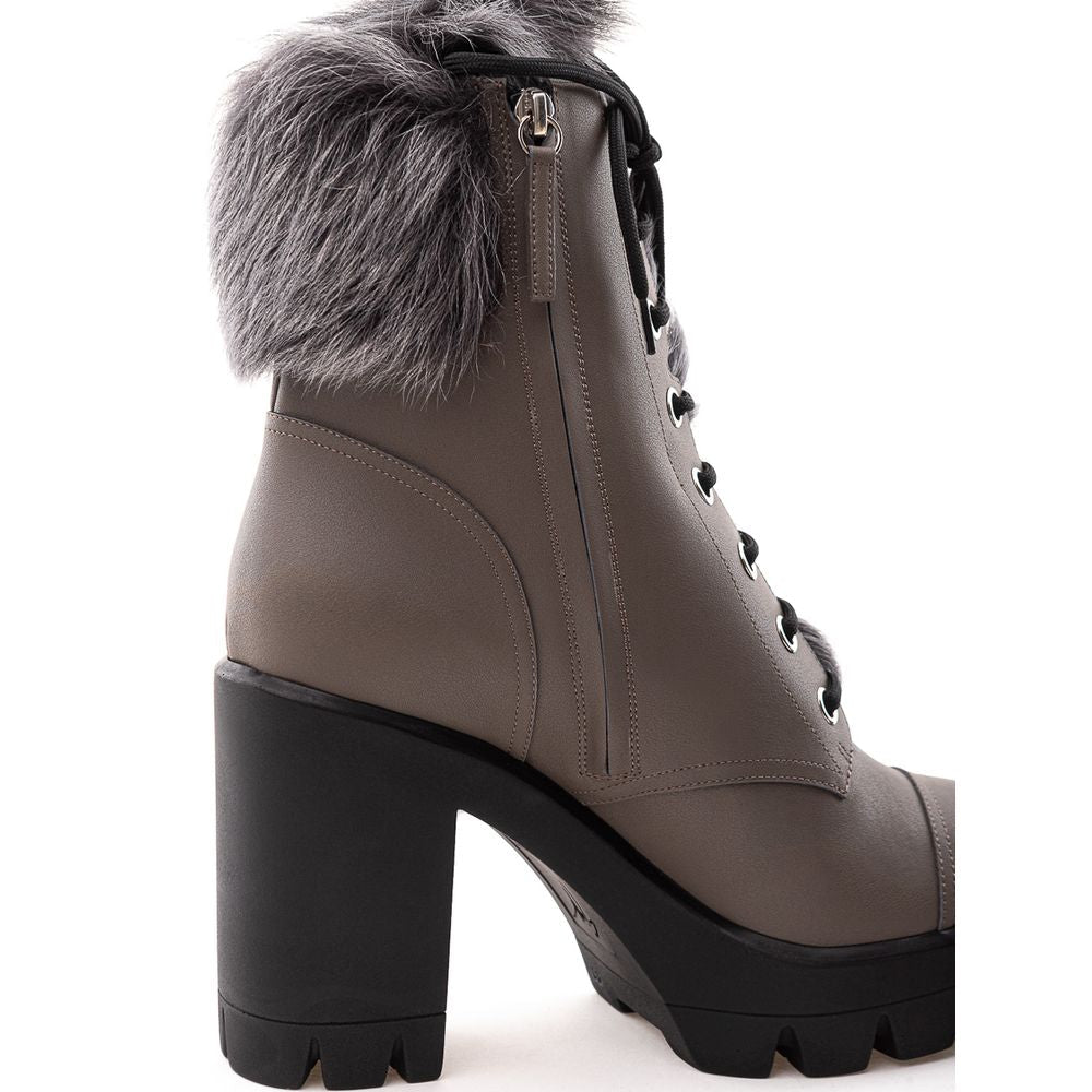 Giuseppe Zanotti Beige Eco Leather Boot Giuseppe Zanotti