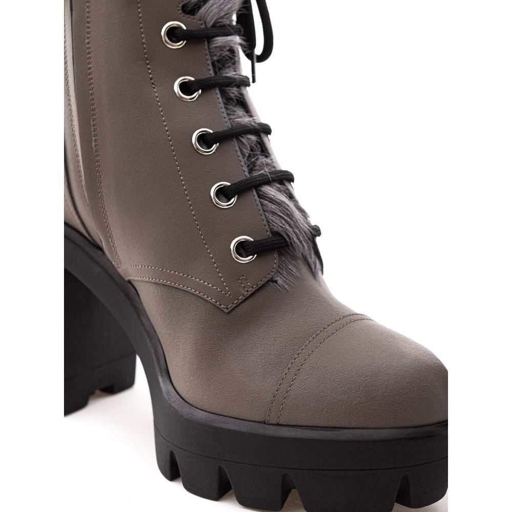 Giuseppe Zanotti Beige Eco Leather Boot Giuseppe Zanotti