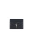Saint Laurent Black Leather Card Holder Saint Laurent