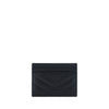 Saint Laurent Black Leather Card Holder Saint Laurent