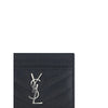 Saint Laurent Black Leather Card Holder Saint Laurent
