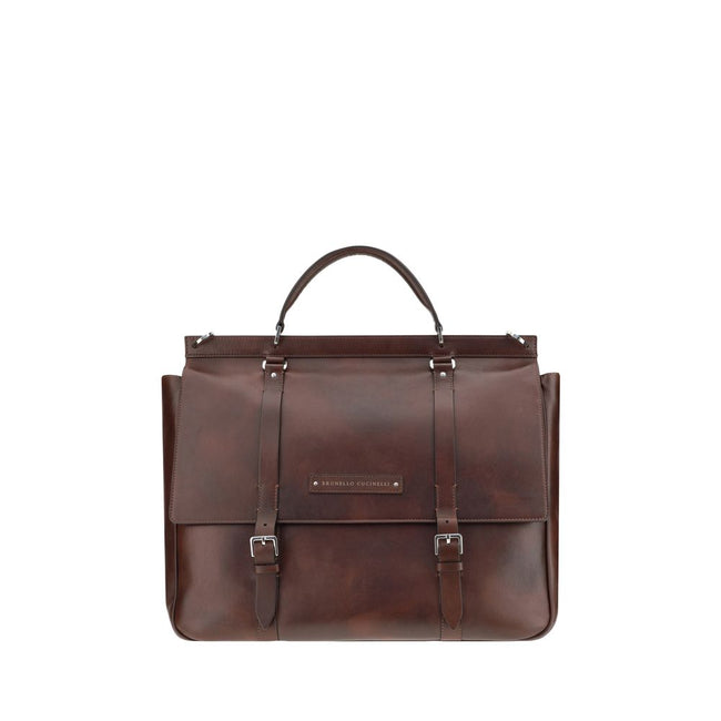 Brunello Cucinelli Leather Travel Bag Brunello Cucinelli
