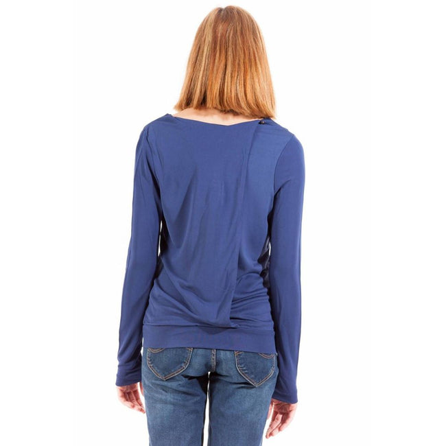 Gant Blue Viscose Women T-Shirt Gant