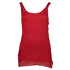 Silvian Heach Red Cotton Women Tank Silvian Heach