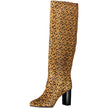 Tommy Hilfiger Beige Leather Women Boot Tommy Hilfiger