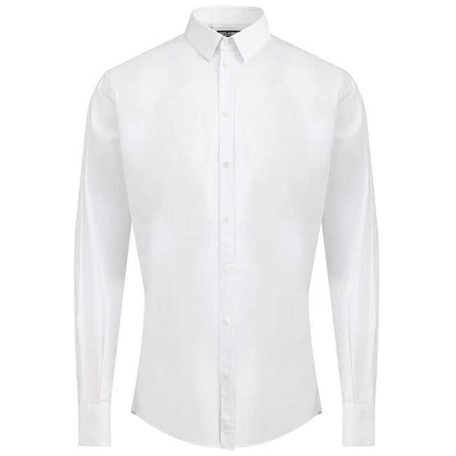 Dolce & Gabbana White Cotton Shirt Dolce & Gabbana