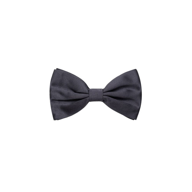 Dolce & Gabbana Gray Silk Bowty Dolce & Gabbana