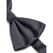 Dolce & Gabbana Gray Silk Bowty Dolce & Gabbana