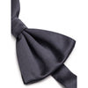 Dolce & Gabbana Gray Silk Bowty Dolce & Gabbana