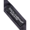 Dolce & Gabbana Gray Silk Bowty Dolce & Gabbana