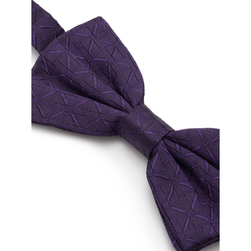 Dolce & Gabbana Purple Silk Bowtie Dolce & Gabbana