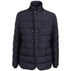 Dolce & Gabbana Blue Polyester Jackets & Coat Dolce & Gabbana