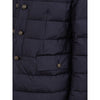Dolce & Gabbana Blue Polyester Jackets & Coat Dolce & Gabbana