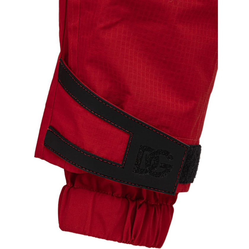 Dolce & Gabbana Red Polyamide Athletic Pants Dolce & Gabbana