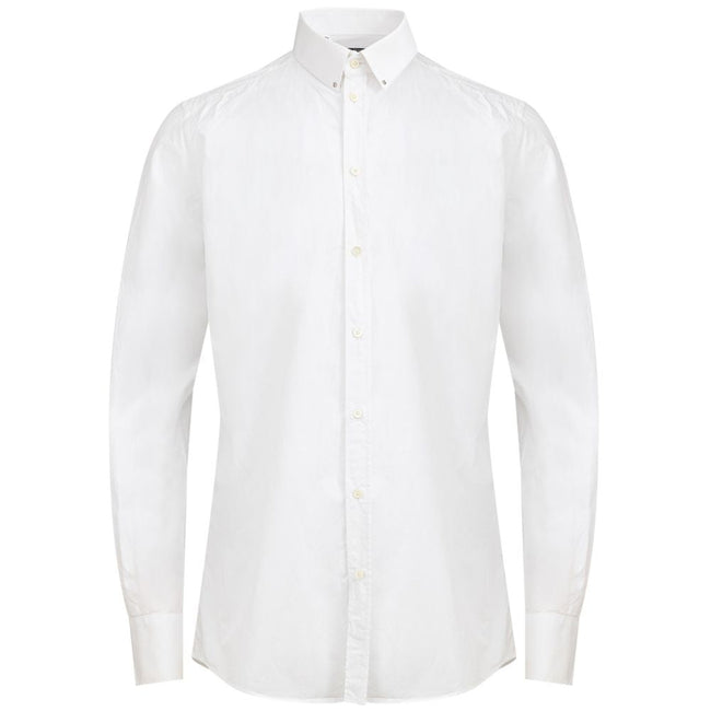 Dolce & Gabbana White Cotton Shirt Dolce & Gabbana
