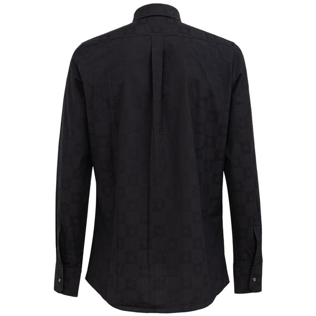 Dolce & Gabbana Black Cotton Shirt Dolce & Gabbana