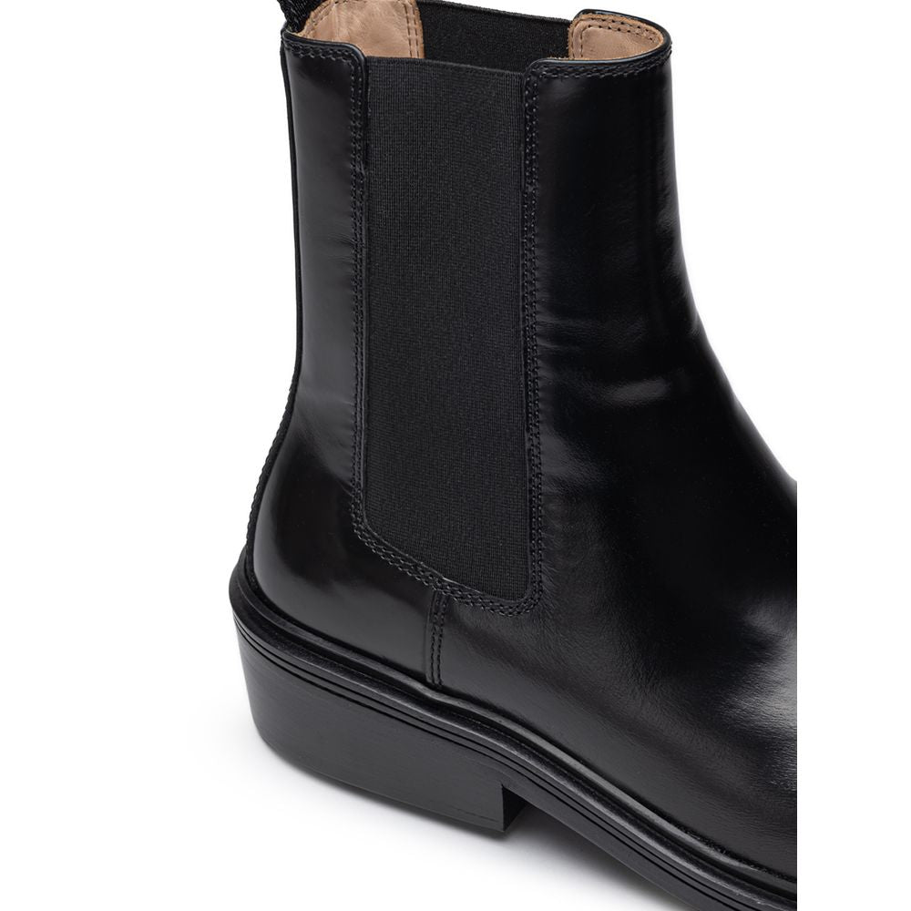 Bottega Veneta Black Leather Boot Bottega Veneta