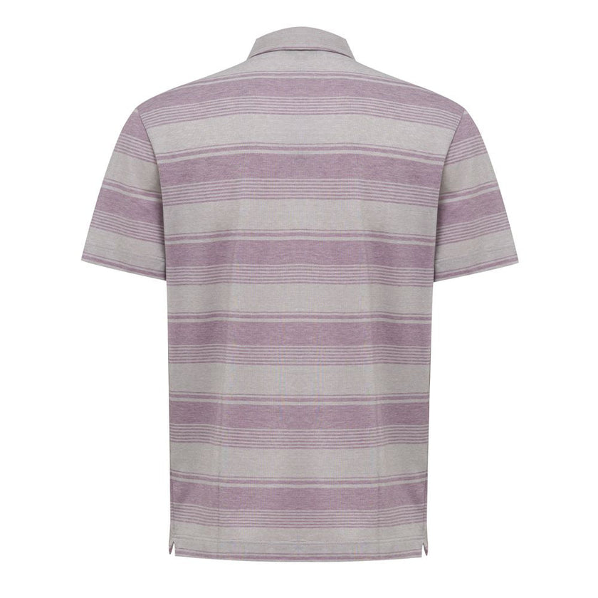 Canali Gray Cotton Polo Shirt Canali